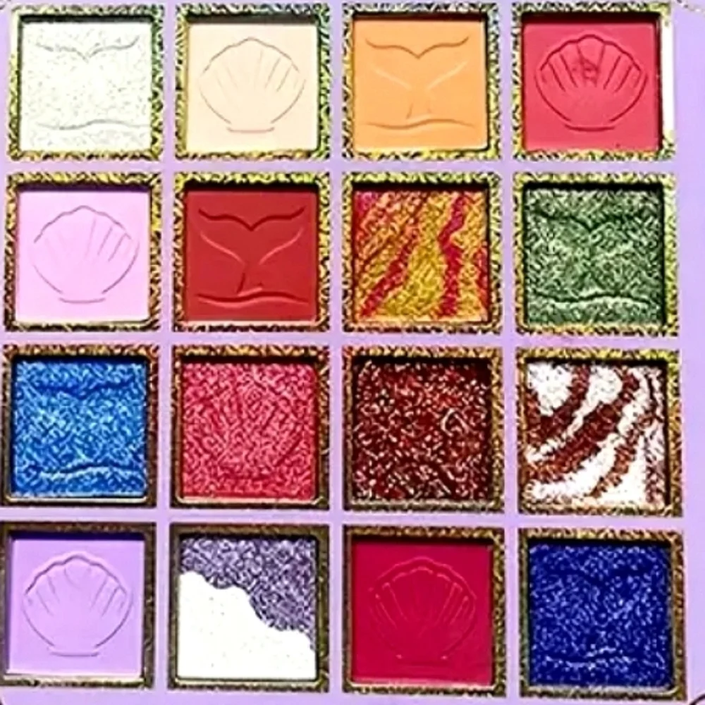 🆕️LAST 1🐙COLORFUL RAINBOW MERMAID 16 COLOR ULTRA PIGMENTED EYESHADOW PALETTE